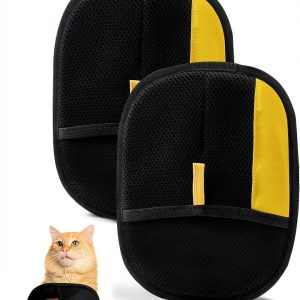 NANSCAI Pet Hair Remover Glove Double Sided Silicone-0