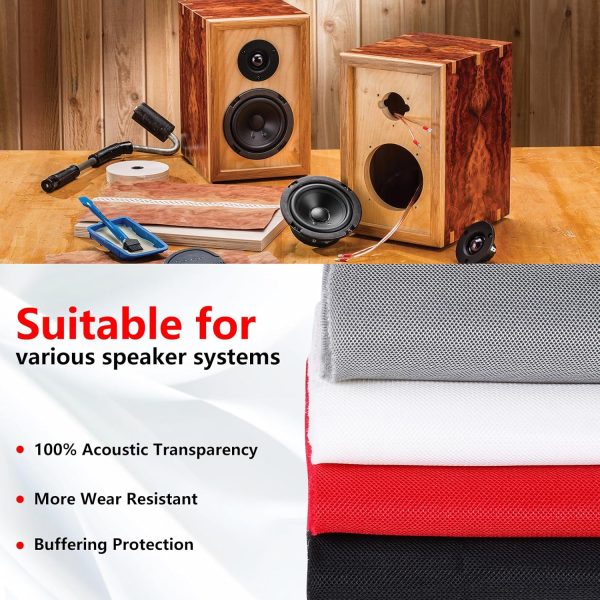Speaker Grill Cloth Polyester Material 3D Design-4