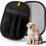 Wolnivi Pet Hair Removal Glove Five Finger Design Anti Slip-0