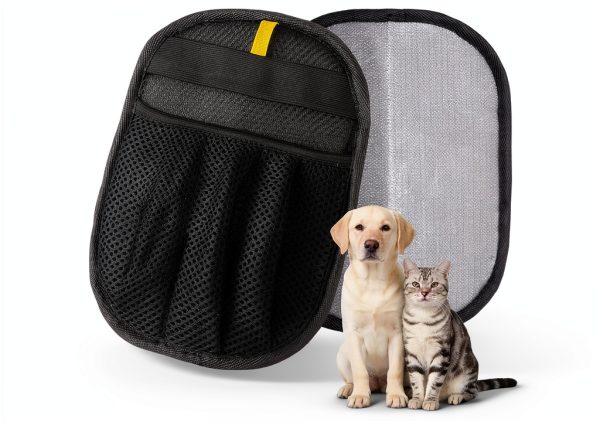 Wolnivi Pet Hair Removal Glove Five Finger Design Anti Slip-0