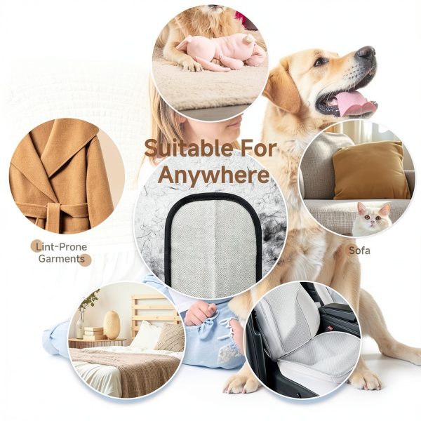 Pet Hair Remover Glove NEBALASTEP Static Lint Cat Dog-3
