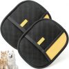 Pet Hair Remover Glove JJpopo Silicone Washable Grooming-0