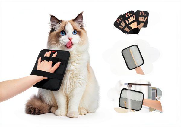 Sylvalyn Electrostatic Pet Hair Remover Glove Reusable-6