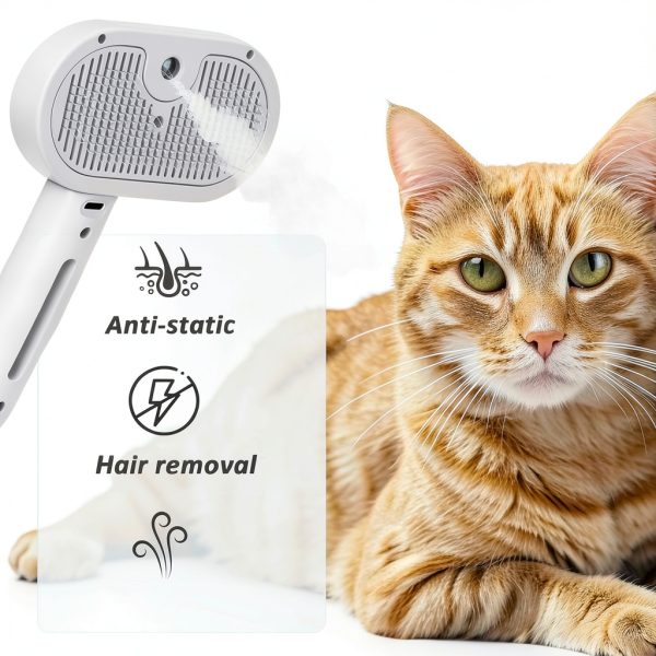 ReNu Dog Brush Self Cleaning Steam Pet Grooming Tool-2
