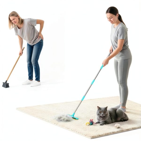 BoxZone Pet Hair Removal Kit Stainless Steel Adjustable-2