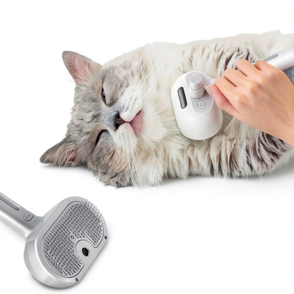 ReNu Dog Brush Self Cleaning Steam Pet Grooming Tool-0