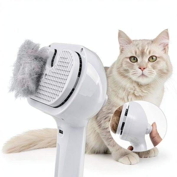 ReNu Dog Brush Self Cleaning Steam Pet Grooming Tool-3