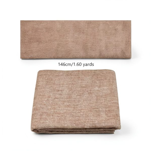 OLYCRAFT Speaker Grill Cloth Beige Linen Cloth Fabric-1