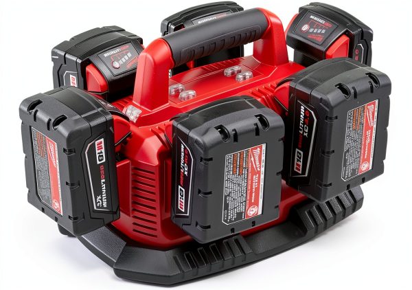 Milwaukee M18 Six Pack Sequential Charger Red 48-59-1806-2