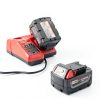 Milwaukee M18 RED 5 Ah Battery Kit - 2 Batteries + 48-59-1812 Charger-5