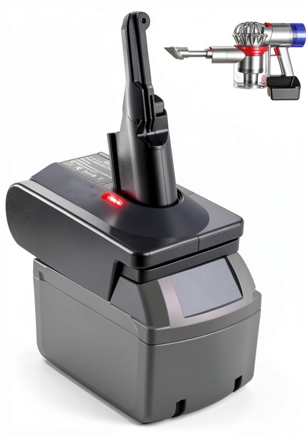 Dyson V8 Battery Adapter for Milwaukee M18 18V BTRUI ABS Converter-0