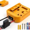 Power Wheel Adapter Kzreect for Dewalt 20V Battery Switch and Fuse-0