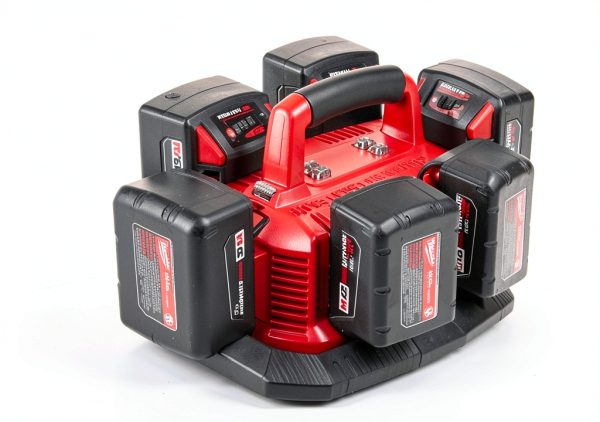 Milwaukee M18 Six Pack Sequential Charger Red 48-59-1806-3