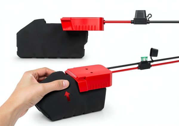 18V Adapter for Milwaukee M18 Battery – 2 Pack Kit with Fuse-5