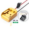 Power Wheel Adapter Kzreect for Dewalt 20V Battery Switch and Fuse-1