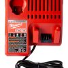Milwaukee M18 RED 5 Ah Battery Kit - 2 Batteries + 48-59-1812 Charger-3
