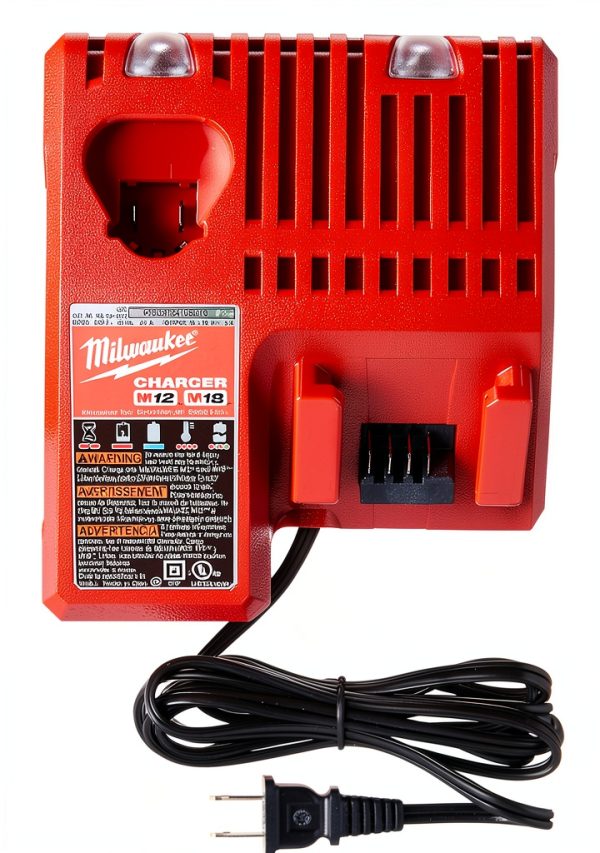 Milwaukee M18 RED 5 Ah Battery Kit - 2 Batteries + 48-59-1812 Charger-3