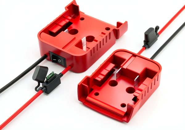 18V Adapter for Milwaukee M18 Battery – 2 Pack Kit with Fuse-0