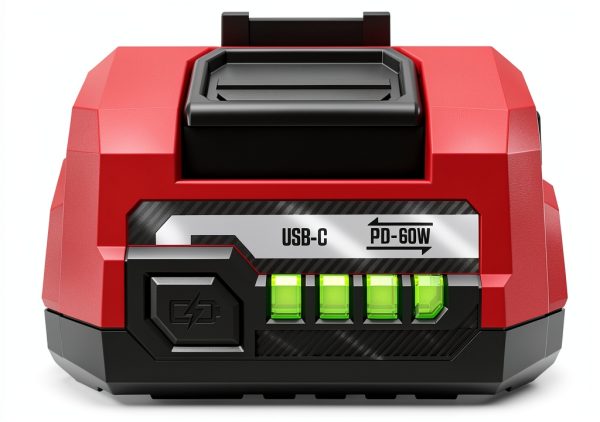 SKIL PWR CORE 12 Kit with 2.0Ah USB-C Battery and 20W PD Charger – Red-2