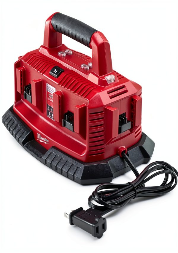 Milwaukee M18 Six Pack Sequential Charger Red 48-59-1806-0