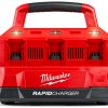 Milwaukee M18 Packout Six Bay Rapid Charger - Dual Battery Fast Charge-0