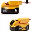 Dewalt 20V Battery Adapter Crivon 2-Pack Yellow Kit for Power Wheels-5