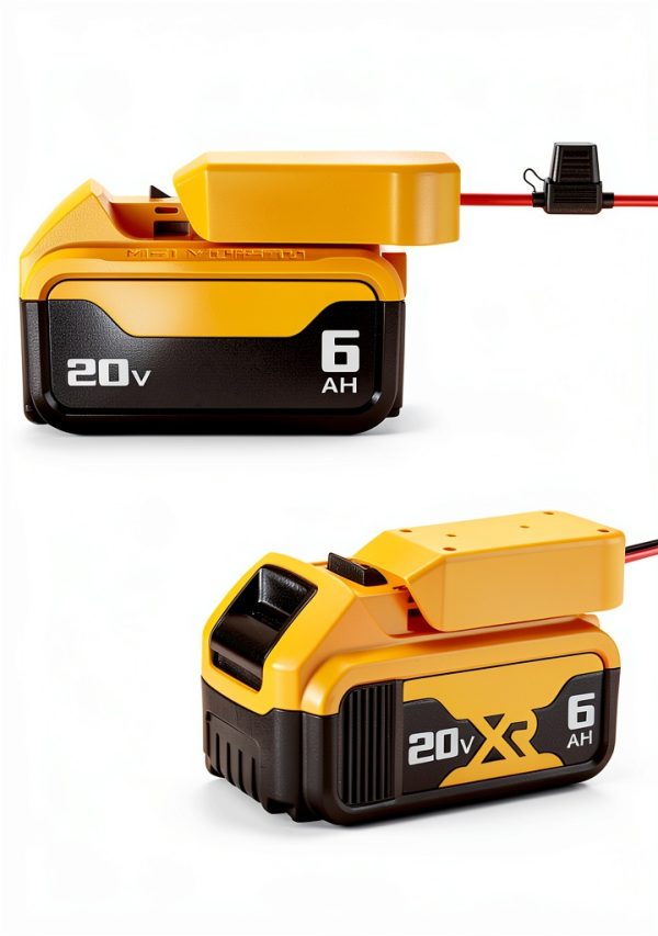 Dewalt 20V Battery Adapter Crivon 2-Pack Yellow Kit for Power Wheels-5