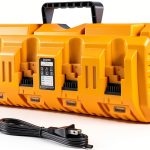 YETOKING DCB104 4-Port Dewalt Battery Charger with USB & Type-C-0