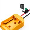Dewalt 20V Battery Adapter Crivon 2-Pack Yellow Kit for Power Wheels-3