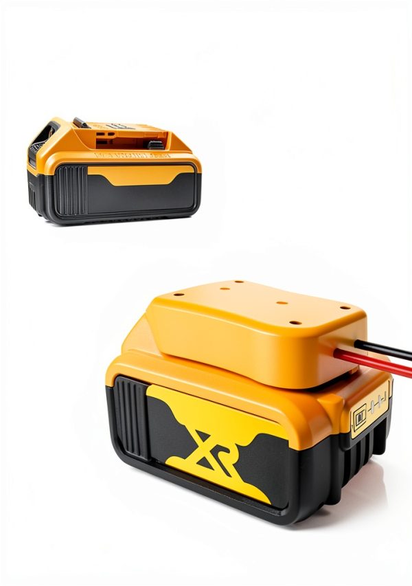 Dewalt 20V Battery Adapter Crivon 2-Pack Yellow Kit for Power Wheels-1