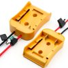 Dewalt 20V Battery Adapter Crivon 2-Pack Yellow Kit for Power Wheels-0