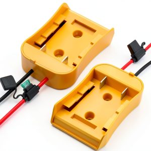 Dewalt 20V Battery Adapter Crivon 2-Pack Yellow Kit for Power Wheels-0